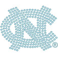 N. Carolina Tar Heels Bling Decal